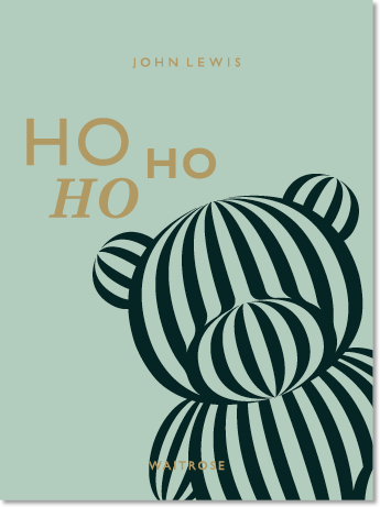 Green Stripy HO HO HO Bear Physical